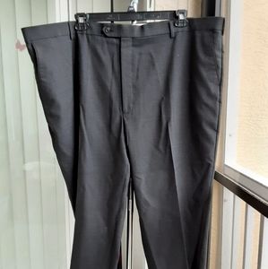 Joseph & Feiss International Comfort Stretch, Charcoal Dress Slacks, 50 waist.